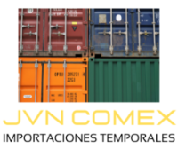 Logotipo JVN Comex importaciones temporales